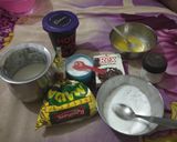 A picture of step 1 of Appe choco cake.