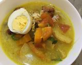 Foto langkah ke 6 dari resep Soto ayam santan simple.