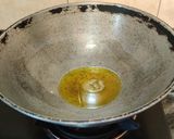 A picture of step 3 of Laal Saag.