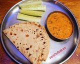 A picture of step 5 of Maharashtrian Thali.