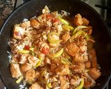 Foto del paso 5 de la receta: Salmón al woock, con vegetales y arroz. #delantaldorado