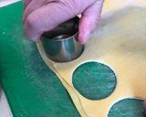 A picture of step 2 of Ravioli with Cardoncelli Mushrooms and Aspragine.