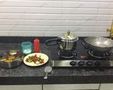 A picture of step 1 of Vidhya Halvawala> Home made food (veg only).