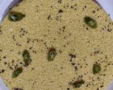 A picture of step 5 of Sweet Corn Dhokla.
