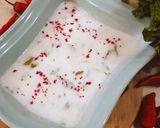 A picture of step 4 of Lauki ka Raita.