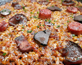 Foto del paso 11 de la receta: Arroz de butifarra, rovellons y trufa