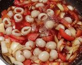 Foto langkah ke 4 dari resep Bola Ayam Leci Asam Manis.