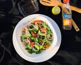A picture of step 6 of Watercress salad.