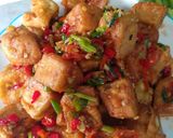 Foto langkah ke 4 dari resep Tahu crispy saus tiram pedas.
