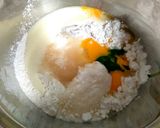 Foto langkah ke 2 dari resep Sarang laba-laba Pandan Tepung Beras.
