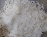 A picture of step 1 of Rice pakoras.