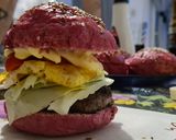 Foto del paso 5 de la receta: Pan de remolacha para hamburguesa 🍔