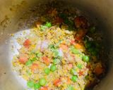A picture of step 2 of Dalia khichdi (broken wheat).