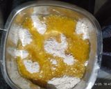 A picture of step 4 of Badam Bread cake.