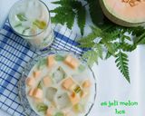 Foto langkah ke 9 dari resep Es Jeli Melon.