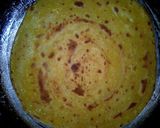 A picture of step 10 of Soft layered pumpkin chapati.