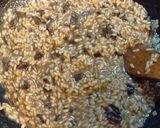 Foto del paso 6 de la receta: Risotto cremoso con hongos de pino y puré de calabaza