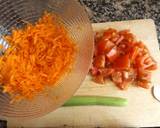Foto del paso 1 de la receta Ensalada de zanahoria, apio y tomate perita al sésamo