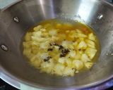 A picture of step 2 of Pineapple Chutney.