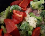 A picture of step 6 of My Slow Cheesey Chicken and Broccoli bake.