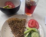 صورة لخطوة 1 من وصفة منقوشة زعتر منزلية