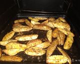 Foto del paso 1 de la receta: Pollo a la calabresa al disco con papas rústicas rabiosas