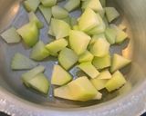 A picture of step 3 of Chow chow chana dal.