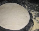 A picture of step 6 of Domino's style pasta pizza.