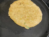 Leftover dal paratha