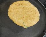 A picture of step 3 of Leftover dal paratha.