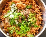 A picture of step 2 of Kulith veggie waffle.