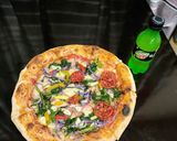 A picture of step 4 of Baby Spinach Pan Pizza.