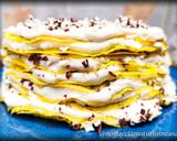 Foto del passaggio 6 della ricetta Millefoglie di Crepes con Ricotta e Cioccolato