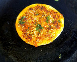 A picture of step 5 of Madurai muttai kari dosa / Madurai egg keema dosa.