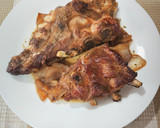 Foto del paso 4 de la receta: Costillar de cerdo al horno con salsa de naranja y soja