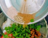 A picture of step 3 of ⭐ Diet Water Chestnut– Black Chickpea Bhel.