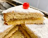 Foto del paso 12 de la receta: Pastel con manteca, licor y cabello de ángel