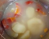 A picture of step 3 of Pumpkin & Potato Soup.