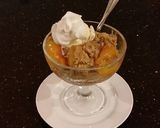 A picture of step 10 of Fresh Peach Crumble.