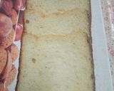 A picture of step 1 of Veg sandwich.