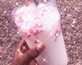 A picture of step 6 of Homemade strawberry milk.