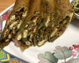A picture of step 7 of Stuffed Whole Moong Dal Dosa.