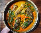 Foto langkah ke 4 dari resep Mangut ikan gabus.