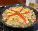 Foto del paso 13 de la receta: Paella mini para tres, con albóndigas