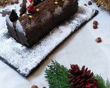 Une image de l'étape 13 de Recette bûche de Noël chocolat et noisette.