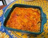 Une image de l'étape 10 de Gratin de pommes de terre aux harengs en conserve tomate et oignons.