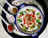 पोटैटो पिनट रायता (Potato penut raita recipe in hindi) रेसिपी चरण 4 फोटो