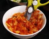 韓式泡菜海鮮煎餅的食譜步驟1照片