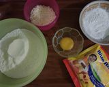 Foto langkah ke 1 dari resep 451.Palm Cheese Cookies.