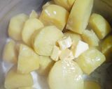 Foto del paso 10 de la receta: Bife de hígado encebollado con guarnición de puré de papas